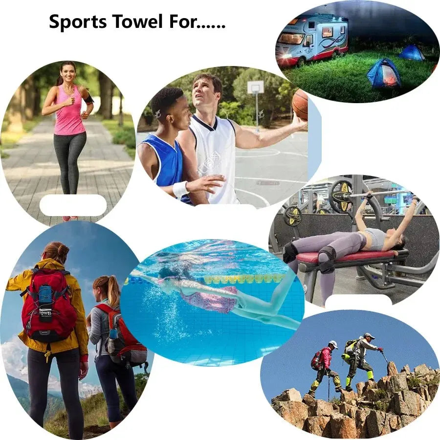 Lifts & Live™ Quick-Dry Microfiber Sports Towel