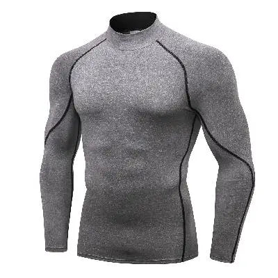 Lifts & Live™ Men’s Long Sleeve Compression Shirt – Quick-Dry Athletic Base Layer