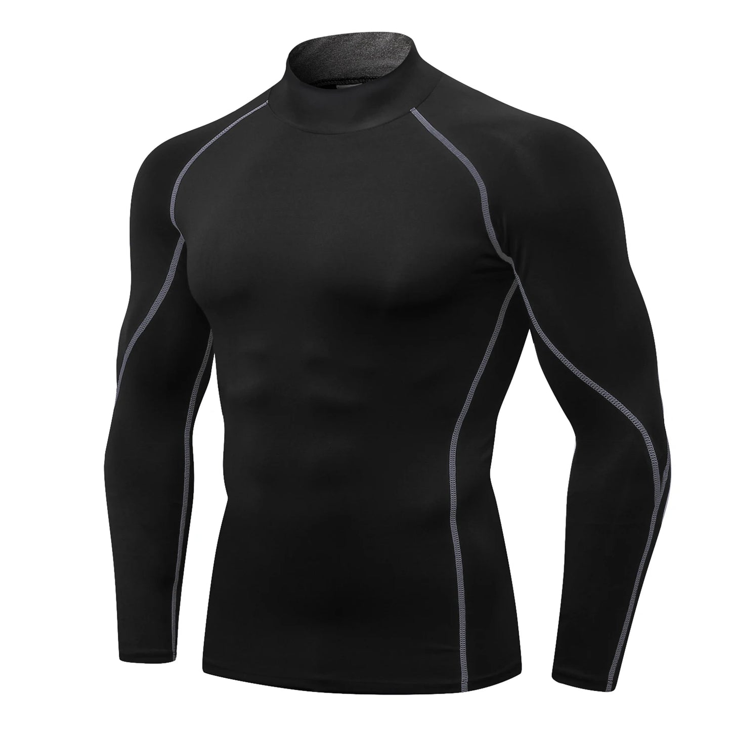 Lifts & Live™ Men’s Long Sleeve Compression Shirt – Quick-Dry Athletic Base Layer