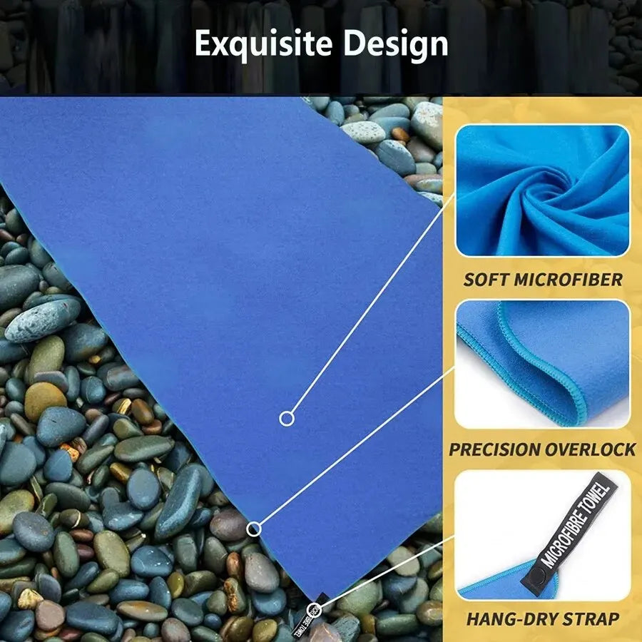 Lifts & Live™ Quick-Dry Microfiber Sports Towel