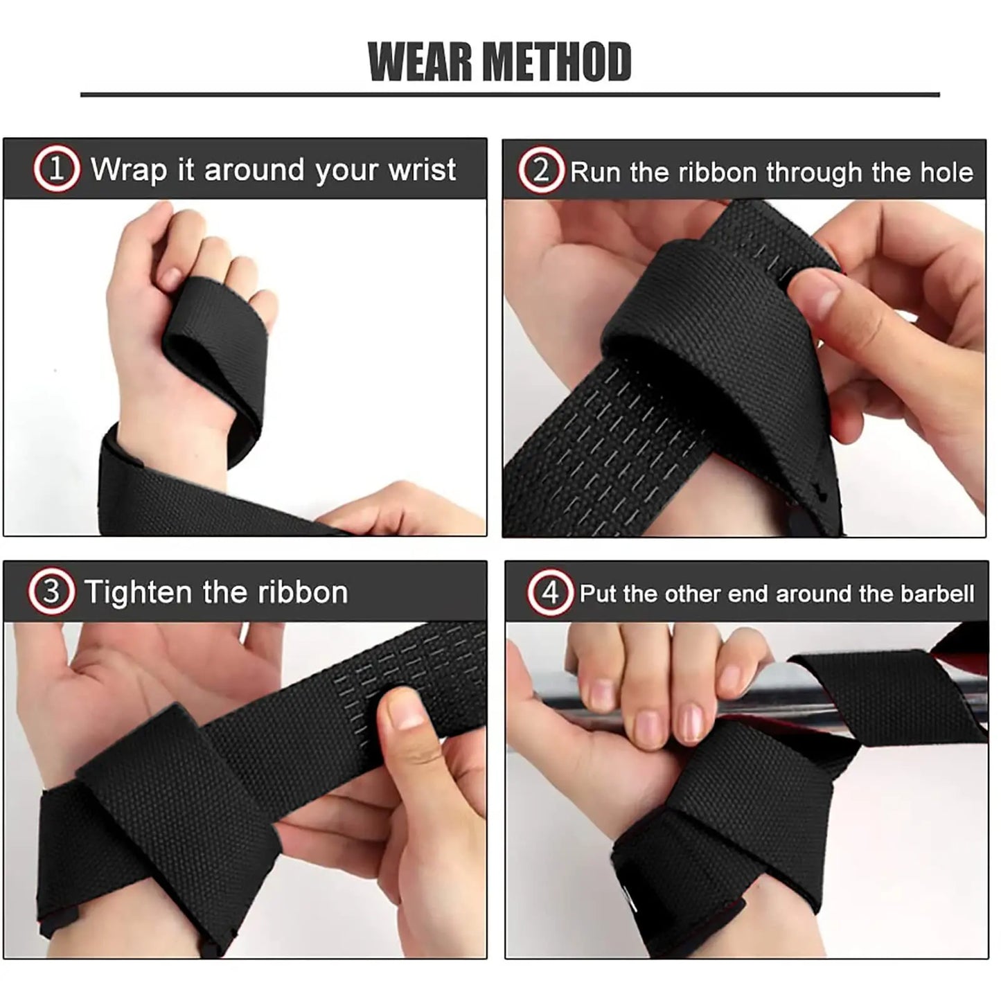 Lifts and Live™ PowerGrip Wrist Straps