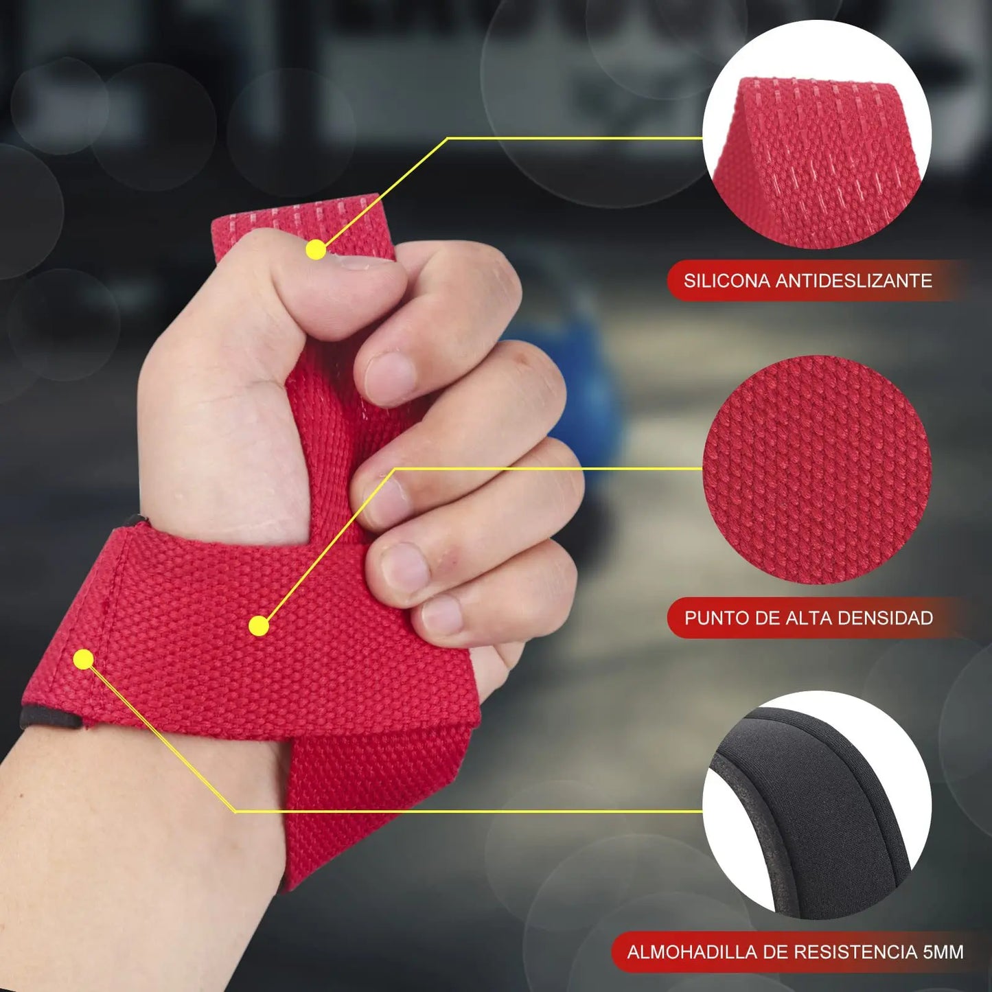 Lifts and Live™ PowerGrip Wrist Straps