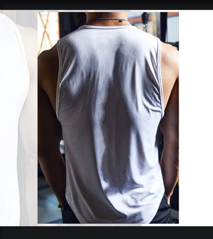 Lifts & Live™ Men’s Cotton Fitness Tank – Sleeveless Gym & Training Top