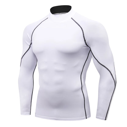 Lifts & Live™ Men’s Long Sleeve Compression Shirt – Quick-Dry Athletic Base Layer