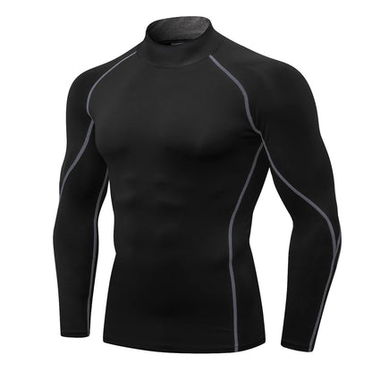 Lifts & Live™ Men’s Long Sleeve Compression Shirt – Quick-Dry Athletic Base Layer
